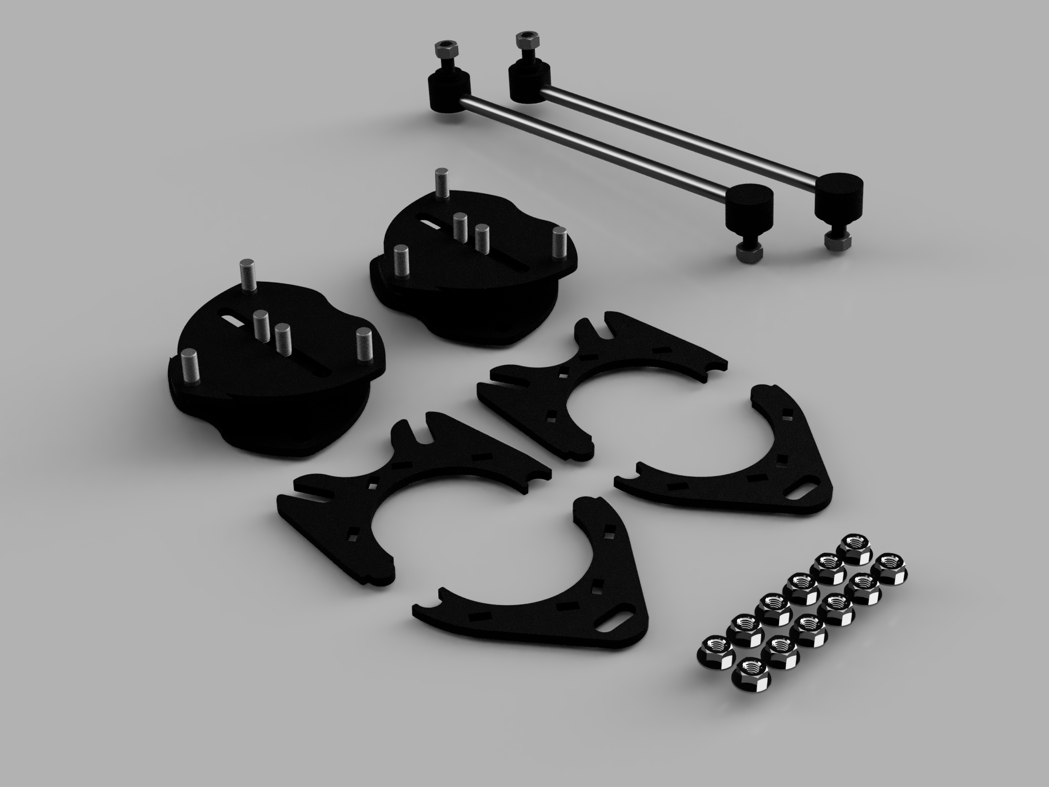 Traxda - Kit #202031 – 2017-2024 Honda Ridgeline 2wd/4wd/AWD/ 2016