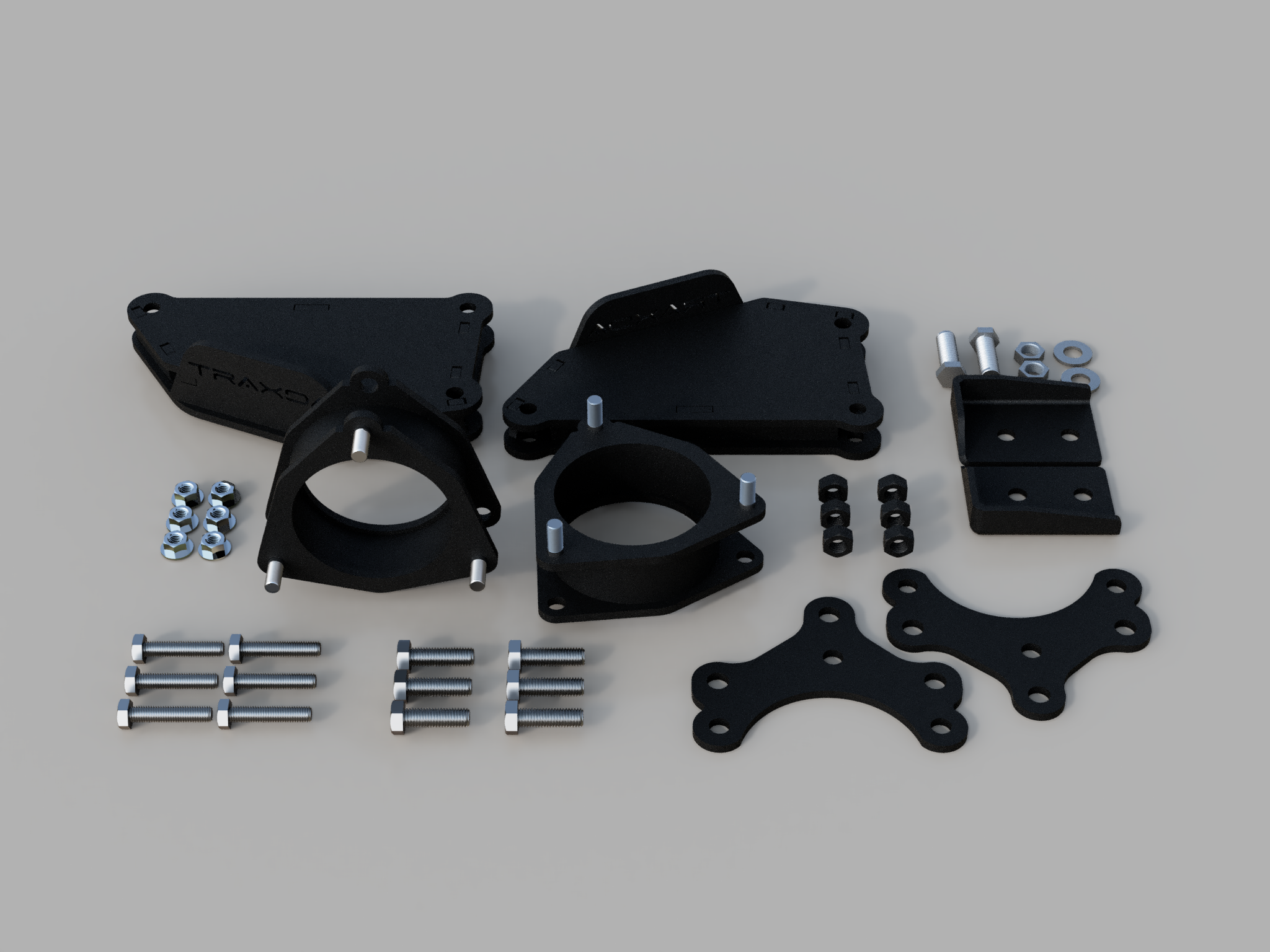 Traxda - Kit #906060 Toyota Highlander- 2020-2026 2″ Front 2″ Rear